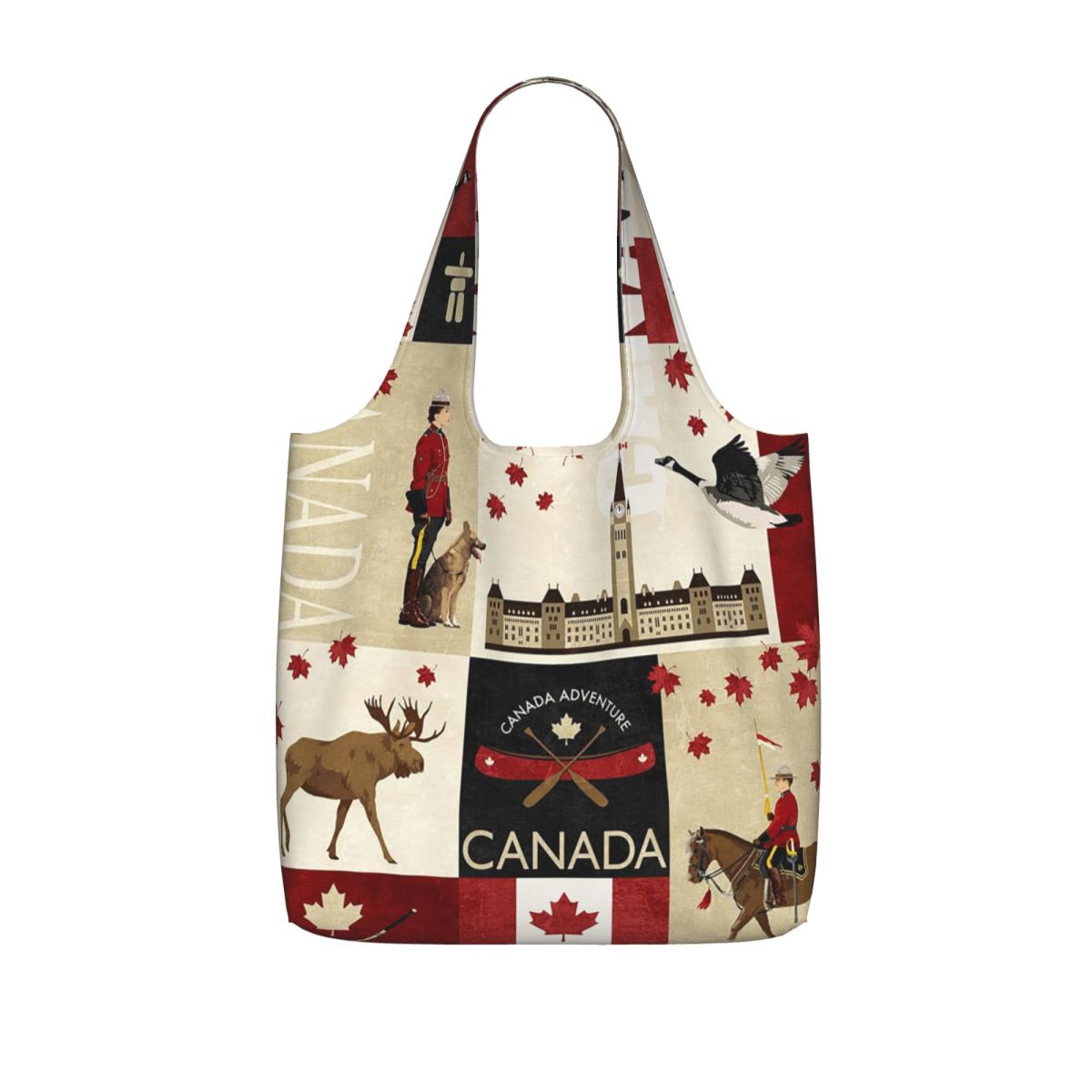Women Bags Canada - Torba na zakupy z flagą Kanady,
