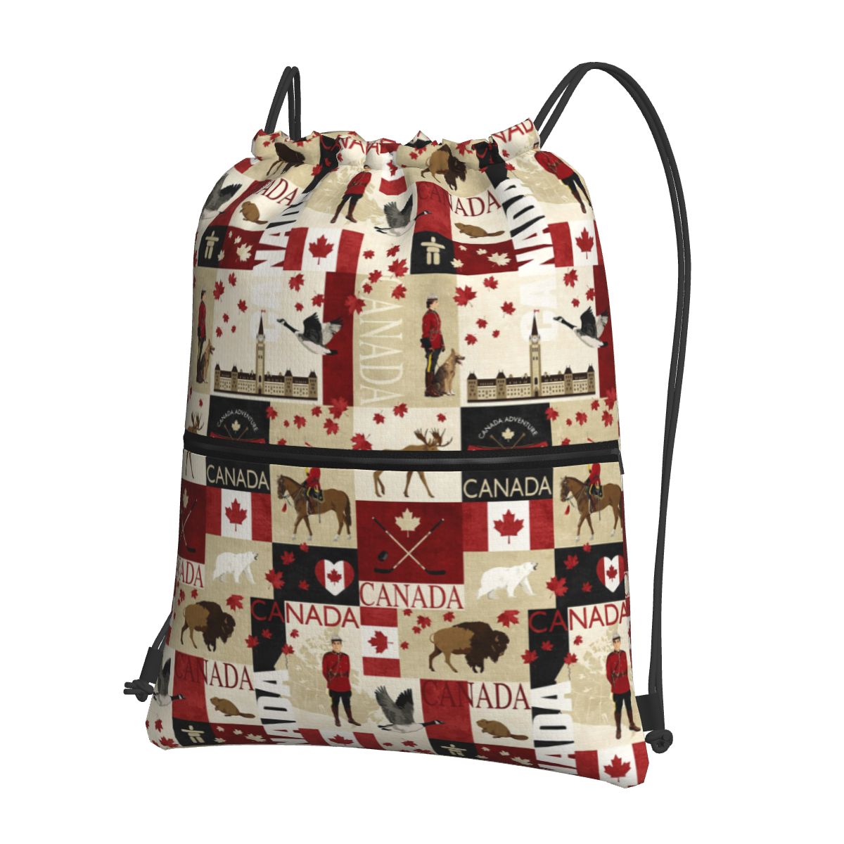 Women Bags Canada - Plecak z flagą Kanady, kultura narodowa,