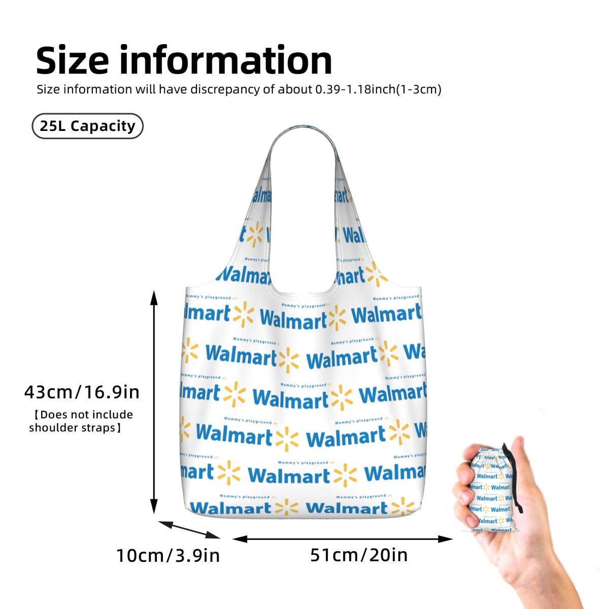 Torba na zakupy Walmart, płóci – Women Bags Walmart recenzja i cena