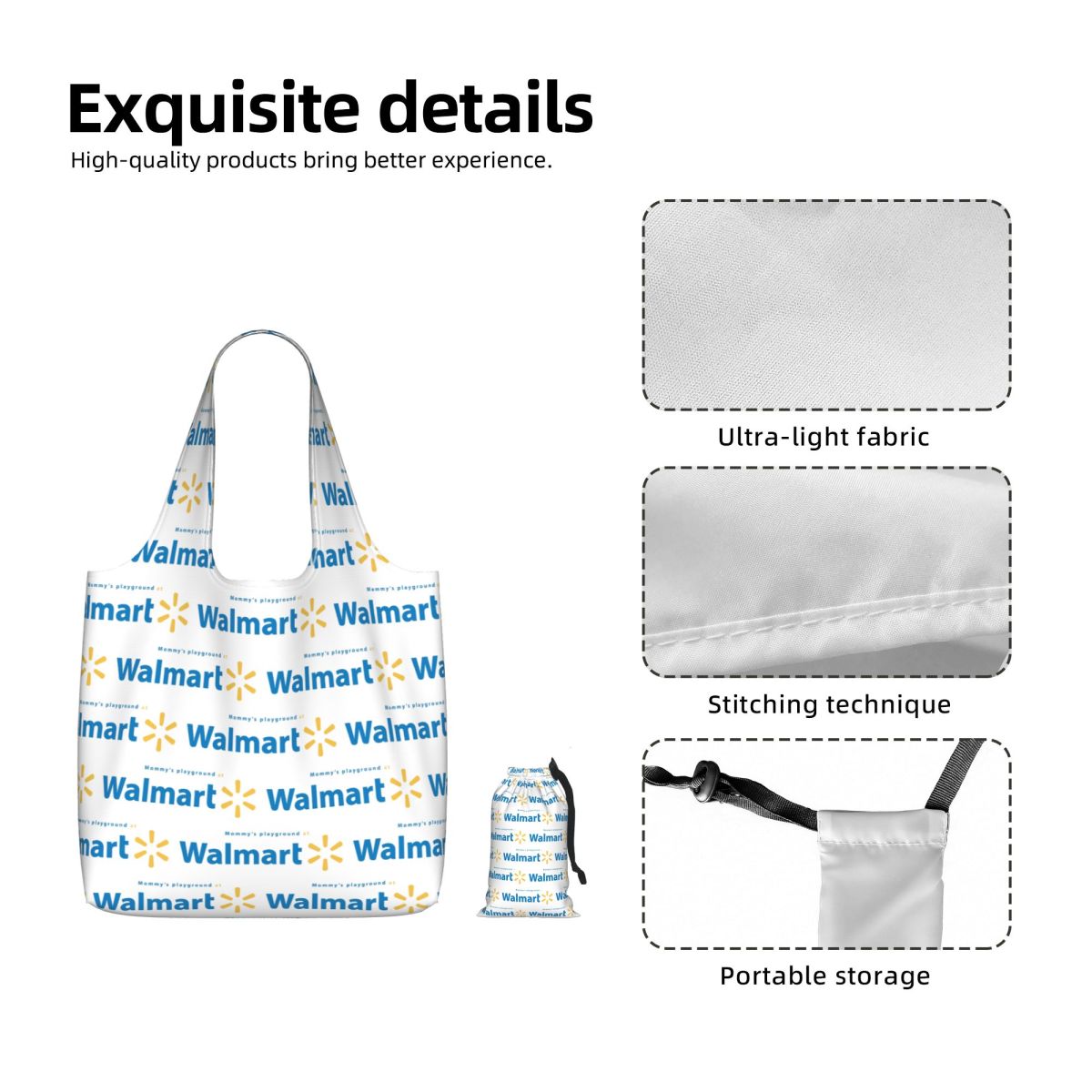 Torba na zakupy Walmart, płóci – Women Bags Walmart recenzja i cena