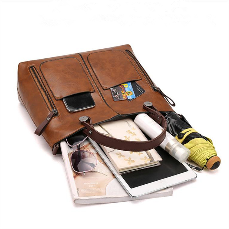 Retro skórzana torebka na rami – Women Bags Medium Size recenzja i cena