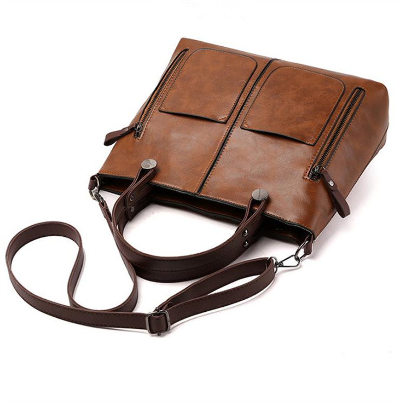 Retro skórzana torebka na rami – Women Bags Medium Size recenzja i cena