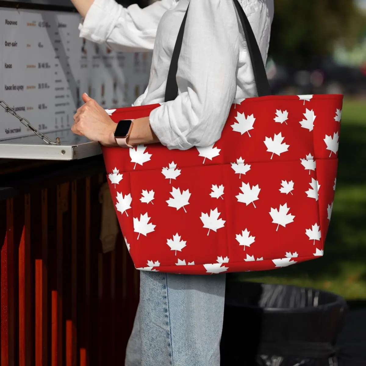 Torba plażowa z motywem kanady – Women Bags Canada recenzja i cena