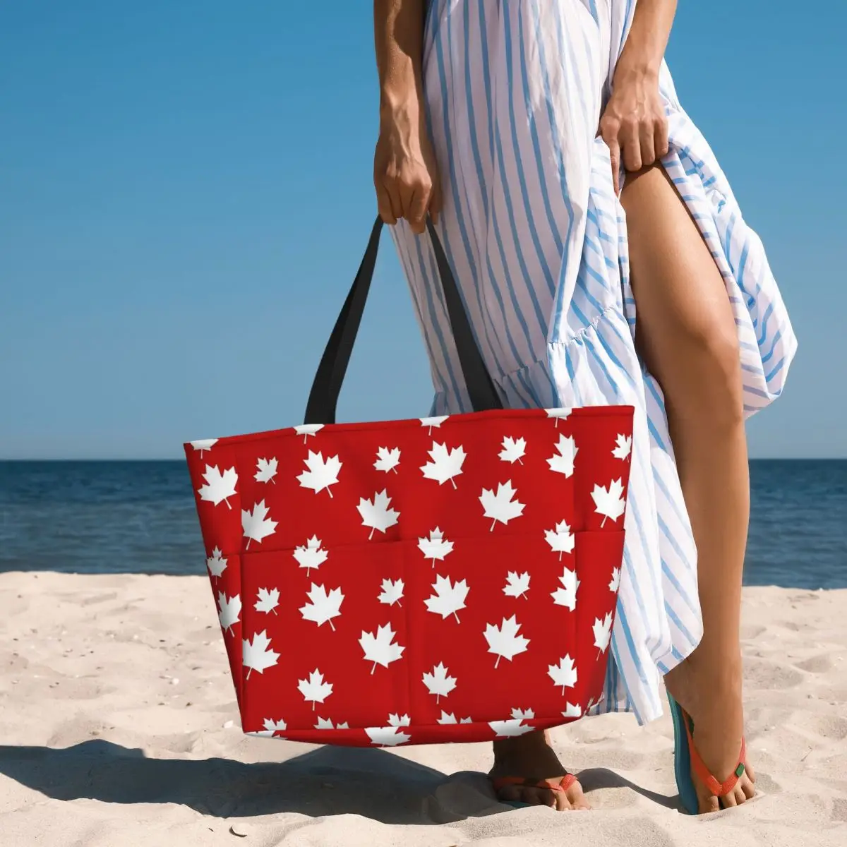 Torba plażowa z motywem kanady – Women Bags Canada recenzja i cena